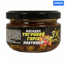 Насадка Тигровий горіх 3К Baits "PREMIUM"  Полуниця скло 100мл