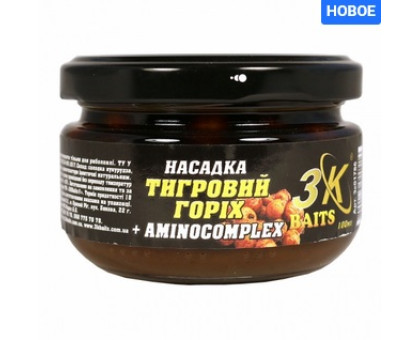 Насадка Тигровий горіх 3К Baits "PREMIUM"  Aminocomplex скло 100мл