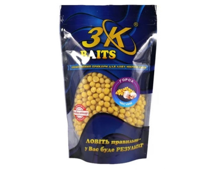 Наживка 3К Baits MIX Горох (часник) 400г.
