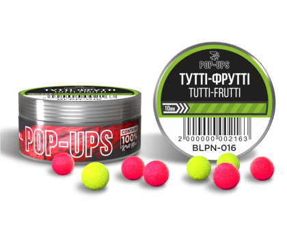 Бойли POP-UP 10мм Тутті-фрутті / Tutti-Frutti, 15г