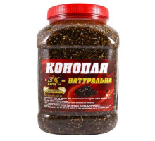 Наживка 3К Baits MIX Конопля Натуральна відро/банка 3л