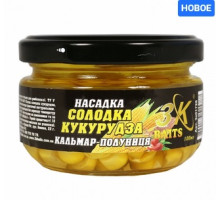 Насадка кукурудза 3К Baits "Солодка кукурудза PREMIUM" Кальмар-полуниця скло 100мл