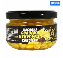 Насадка кукурудза 3К Baits "Солодка кукурудза PREMIUM" Конопля скло 100мл