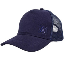 Кепка ZEOX Trucker Minimal синя з сіткою