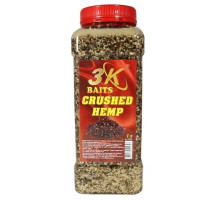 Наживка 3К Baits MIX Конопля НАТУРАЛЬНА ПОДРІБНЕНА банка 1л. (3к03860)