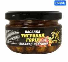 Насадка Тигровий горіх 3К Baits "PREMIUM"  Кальмар-полуниця скло 100мл