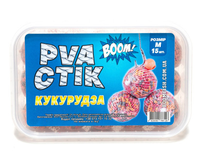 ВООМ ПВА Стік L 15шт в коробці Кукурудза