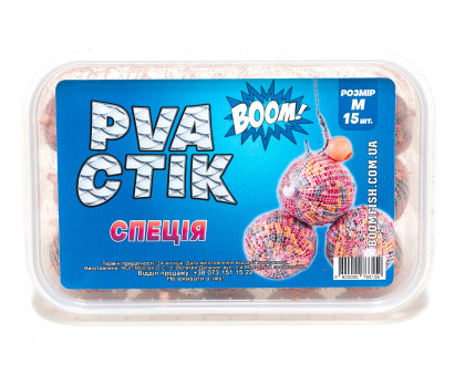 ВООМ ПВА Стік L 15шт в коробці Спеція