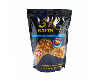 Наживка 3К Baits MIX Зерновой кукуруза (Тигровый орех) 1000г.