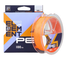Шнур ZEOX PE X4 100m Orange #3.0 (тест 19,6кг)
