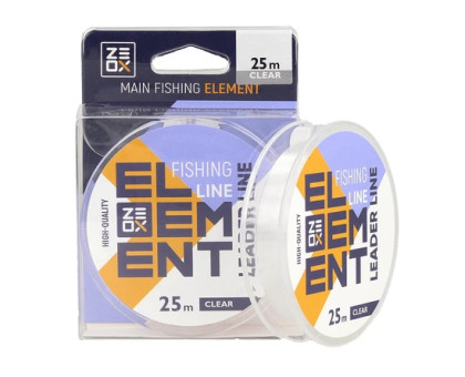 Жилка Zeox Element Leader 25м Clear 0.165мм