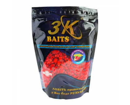 Наживка 3К Baits MIX Кукуруза Сладкая (клубника) 800г.
