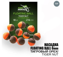 Насадка Профмонтаж ЕВА шарики 10 шт. Тигровий горіх 6мм  18060