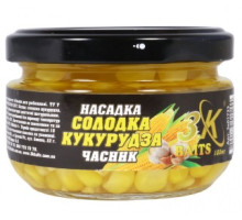 Насадка кукурудза 3К Baits "Солодка кукурудза PREMIUM" Часник скло 100мл