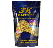 Наживка 3К Baits MIX Зерновий Пшоно (Спеції) 500г.