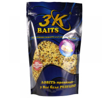 Наживка 3К Baits MIX Зерновий Пшоно (Часник) 500г.