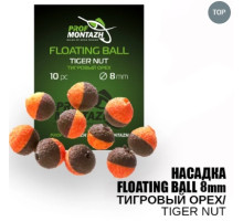 Насадка Профмонтаж ЕВА шарики 10 шт. Тигровий горіх 8мм  18410