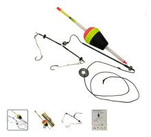 Снасть на товстолоба Silver Carp Rigs (2 гачки) на мотовилі