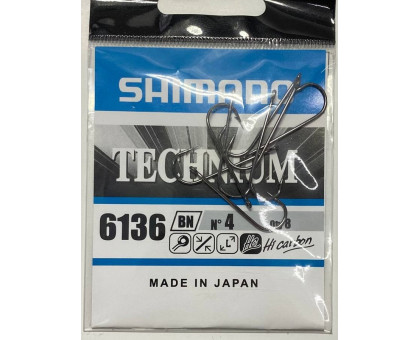 Гачок SHIMANO 6136 №4 (довге цевйо)