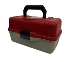 Ящик Eclipse (копія Aquatech) 3020BG Grey/Red 2 полки 350*200*190