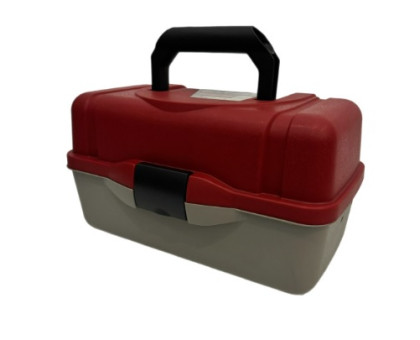 Ящик Eclipse (копія Aquatech) 3020BG Grey/Red 2 полки 350*200*190