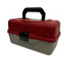 Ящик Eclipse (копія Aquatech) 3020BG Grey/Red 2 полки 350*200*190