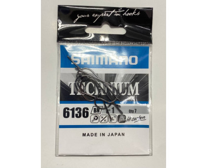 Гачок SHIMANO 6136 №1 (довге цевйо)
