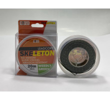Лідкор BF "Skeleton Weedy Green" 20m 60LB олив'яним осердям