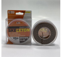 Лідкор BF "Skeleton Brown Clay" 20m 25LB олив'яним осердям