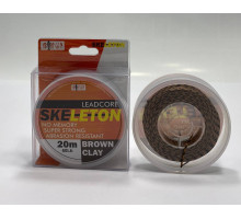 Лідкор BF "Skeleton Brown Clay" 20m 60LB олив'яним осердям
