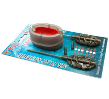 Годівниця "Флет-Бойл" НАБІР 2годівниці (60/80г) + толкалка FRY Arc Flat №L (1шт/уп)