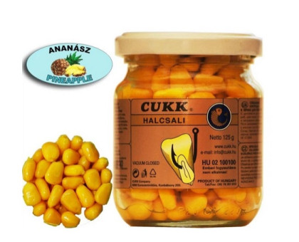 Насадка кукурудза Cukk в склі фарб. 125гр. ананас (жовтий)