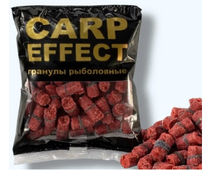 Насадка гранули з резинкою "CARP EFFECT" полуниця