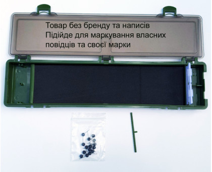 Повідочниця BD-709 пластик 345*90*30мм з кнопками