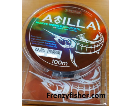 Жилка Brat Fishing ATILLA SINKING FLUOROCOATED 0,30мм (100м)