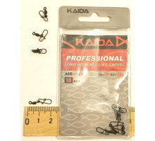 Застібка "KAIDA PRO" 1012 №8 + вертлюг (10шт/уп) 18кг