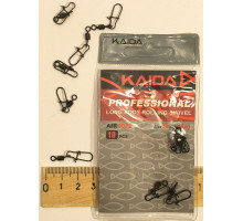 Застібка "KAIDA PRO" 1012 №5 + вертлюг (10шт/уп) 25кг