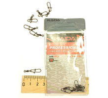 Застібка "KAIDA PRO" 1012 №7 + вертлюг (10шт/уп) 18кг