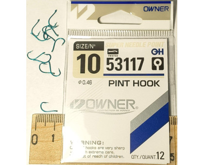 Гачок OWNER 53117 Blue (B) PINT HOOK №10