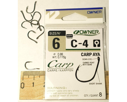 Гачок OWNER C-4 / 50924 CARP №6