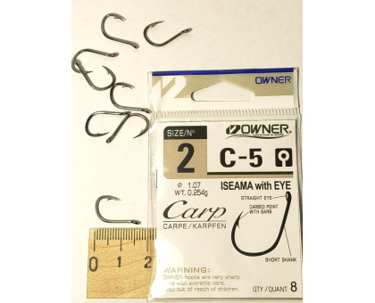 Гачок OWNER ISEAMA C-5 / 53265 CARP №2