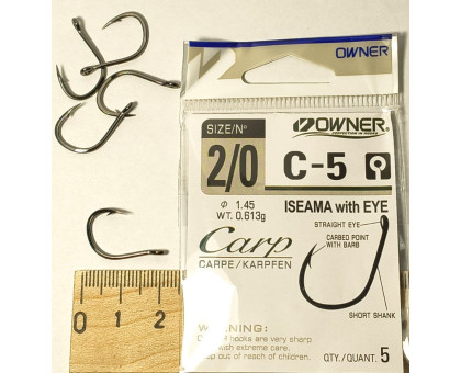 Гачок OWNER ISEAMA C-5 / 53265 CARP №2/0