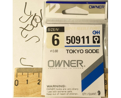 Гачок OWNER 50911 Dark Black (d) TOKYO SODE №6