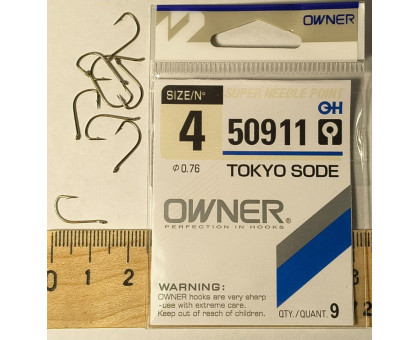 Гачок OWNER 50911 Dark Black (d) TOKYO SODE №4