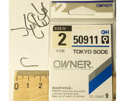 Гачок OWNER 50911 Dark Black (d) TOKYO SODE №2