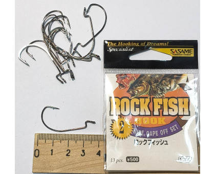 Гачок B SASAME ROCK FISH ОФСЕТНИЙ №2 (13гачків/пачка)