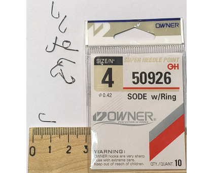 Гачок OWNER 50926 SODE w / RING №4