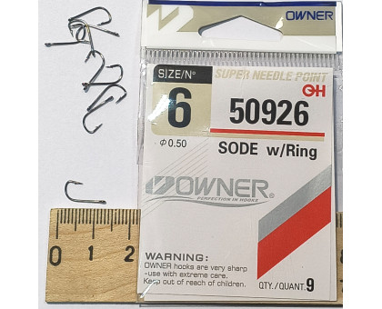 Гачок OWNER 50926 SODE w / RING №6