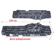 Чохол BEN DAO 1.50м 3 відд. синій піксель H-91