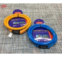 Замок Велосипедный кодовый Черный 9054